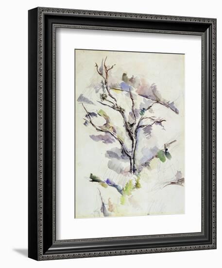 The Oak-Paul Cézanne-Framed Giclee Print