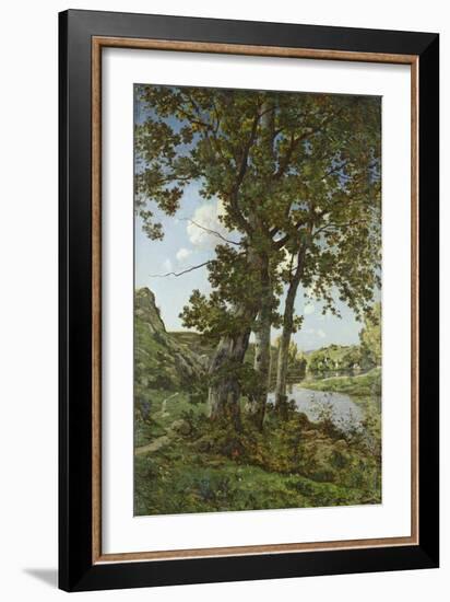 The Oaks of Chateau-Renard, 1875-Henri-Joseph Harpignies-Framed Giclee Print