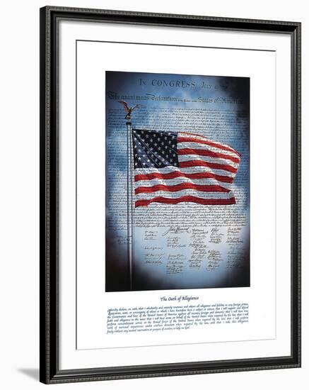 The Oath of Allegiance-Unknown-Framed Art Print