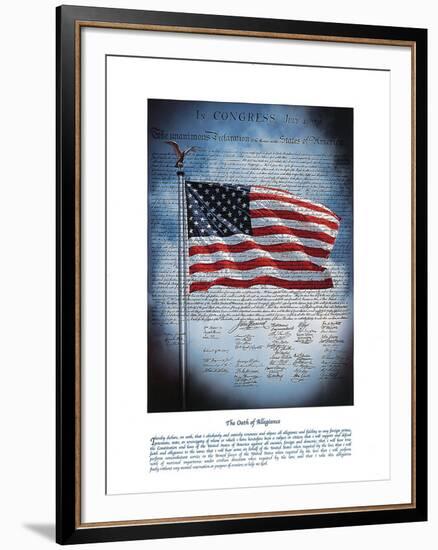 The Oath of Allegiance-Unknown-Framed Art Print