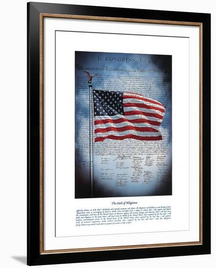 The Oath of Allegiance-Unknown-Framed Art Print