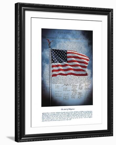 The Oath of Allegiance-Unknown-Framed Art Print