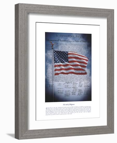 The Oath Of Allegiance-The Vintage Collection-Framed Giclee Print