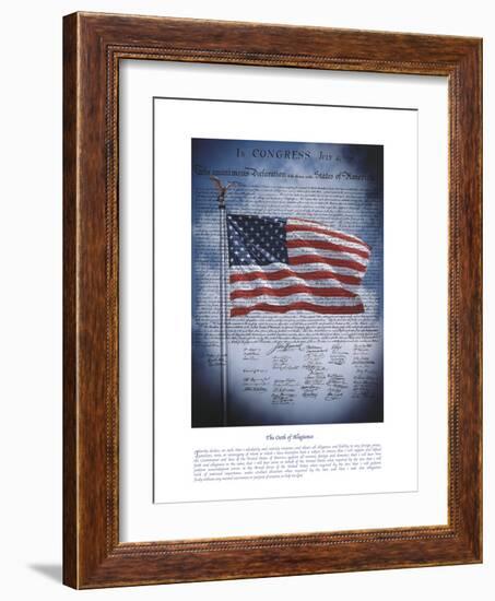 The Oath Of Allegiance-The Vintage Collection-Framed Giclee Print