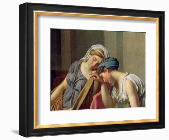 The Oath of Horatii, 1784-Jacques-Louis David-Framed Giclee Print