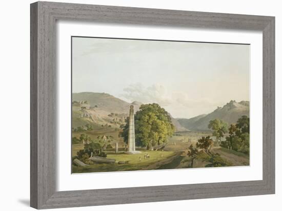The Obelisk at Axum, Engraved by Daniel Havell (1785-1826) 1809-Henry Salt-Framed Giclee Print