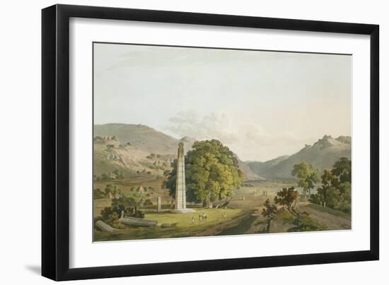 The Obelisk at Axum, Engraved by Daniel Havell (1785-1826) 1809-Henry Salt-Framed Giclee Print