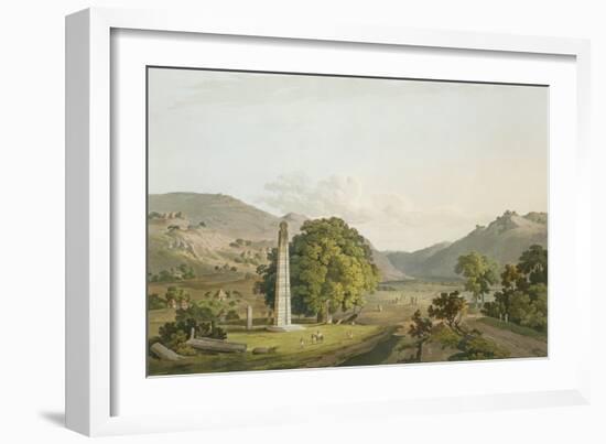 The Obelisk at Axum, Engraved by Daniel Havell (1785-1826) 1809-Henry Salt-Framed Giclee Print