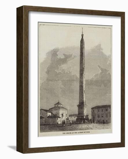 The Obelisk of the Lateran at Rome-null-Framed Giclee Print