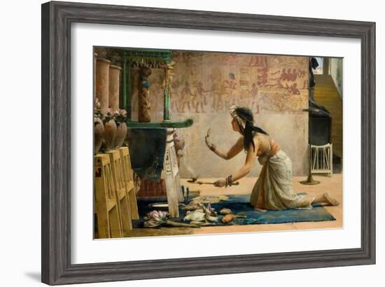 The Obsequies of an Egyptian Cat-John Reinhard Weguelin-Framed Giclee Print