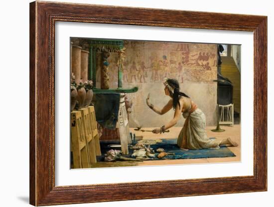 The Obsequies of an Egyptian Cat-John Reinhard Weguelin-Framed Giclee Print