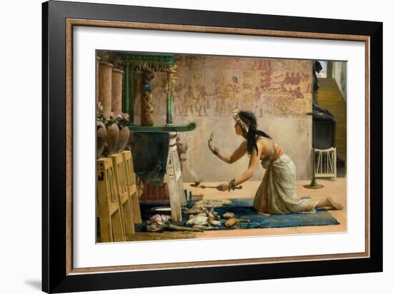 The Obsequies of an Egyptian Cat-John Reinhard Weguelin-Framed Giclee Print