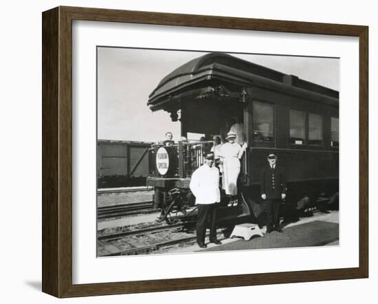 The Observation Car of the All-Pullman Luxury 'Florida Special' of the Florida East Coast Railway-American Photographer-Framed Giclee Print