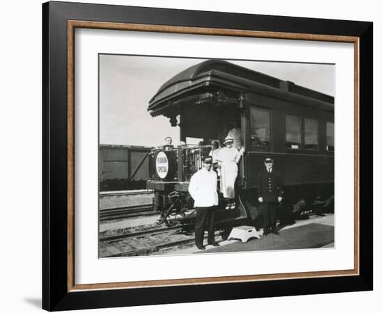 The Observation Car of the All-Pullman Luxury 'Florida Special' of the Florida East Coast Railway-American Photographer-Framed Giclee Print