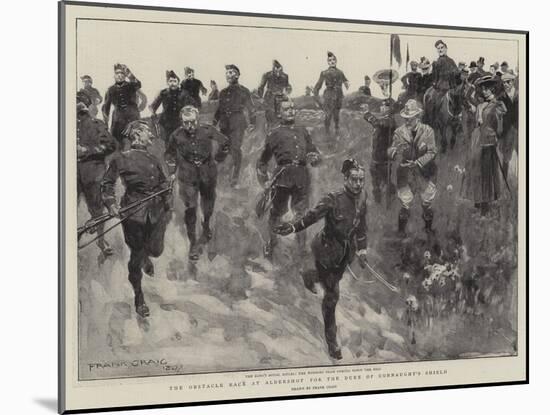 The Obstacle Race at Aldershot for the Duke of Connaught's Shield-Frank Craig-Mounted Giclee Print