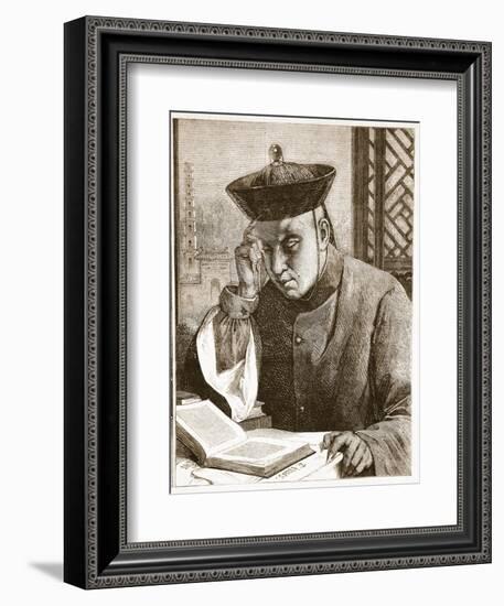 The Occidentalist, Illustration from 'The Illustrated London News', 1861 (Litho)-Theodore Delamarre-Framed Giclee Print