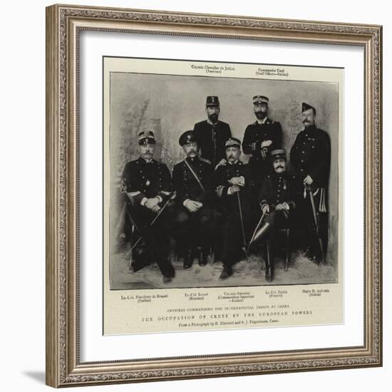 The Occupation of Crete by the European Powers-null-Framed Giclee Print