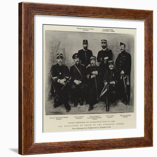 The Occupation of Crete by the European Powers-null-Framed Giclee Print