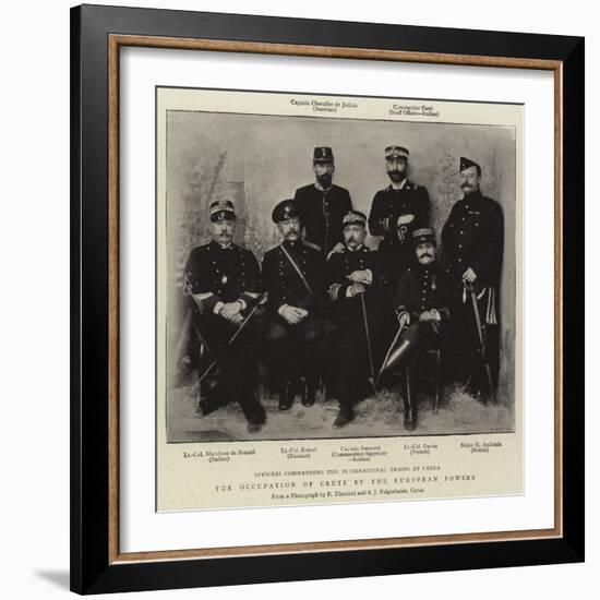 The Occupation of Crete by the European Powers-null-Framed Giclee Print