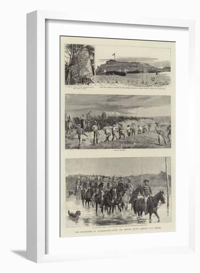 The Occupation of Mashonaland, with the British South African Co's Forces-null-Framed Giclee Print