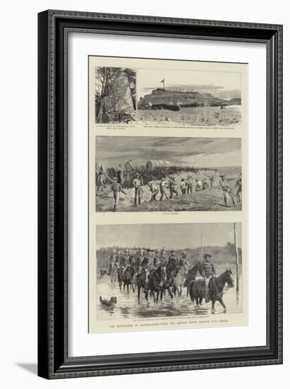 The Occupation of Mashonaland, with the British South African Co's Forces-null-Framed Giclee Print