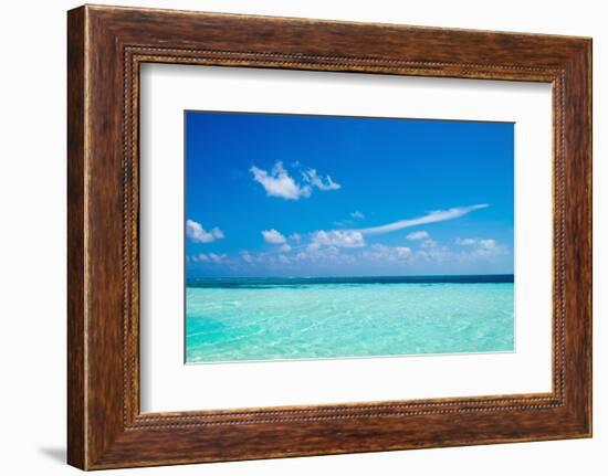 The Ocean in the Maldives-John Harper-Framed Photographic Print