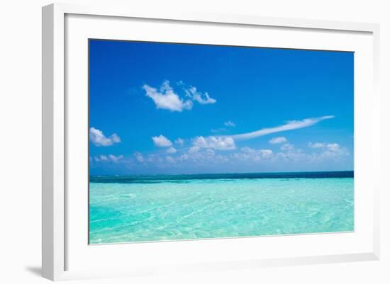 The Ocean in the Maldives-John Harper-Framed Photographic Print