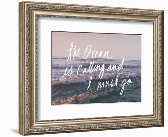 The Ocean Is Calling And I Must Go-Leah Flores-Framed Giclee Print