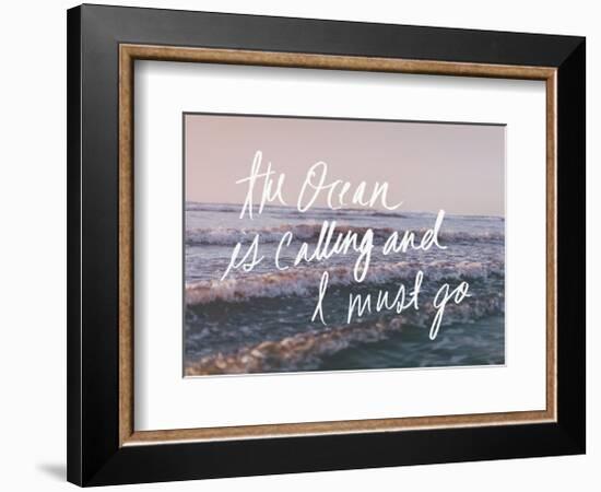 The Ocean Is Calling And I Must Go-Leah Flores-Framed Giclee Print