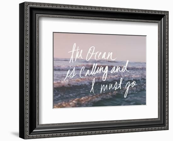 The Ocean Is Calling And I Must Go-Leah Flores-Framed Giclee Print