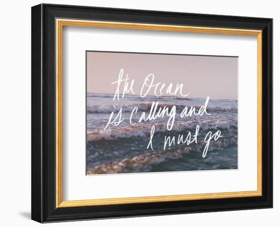 The Ocean Is Calling And I Must Go-Leah Flores-Framed Giclee Print