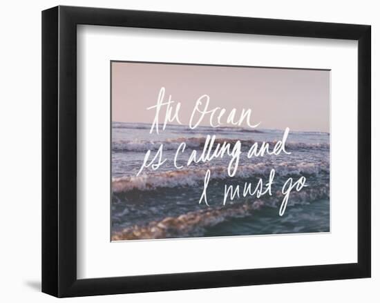 The Ocean Is Calling And I Must Go-Leah Flores-Framed Giclee Print