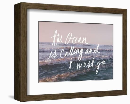 The Ocean Is Calling And I Must Go-Leah Flores-Framed Giclee Print