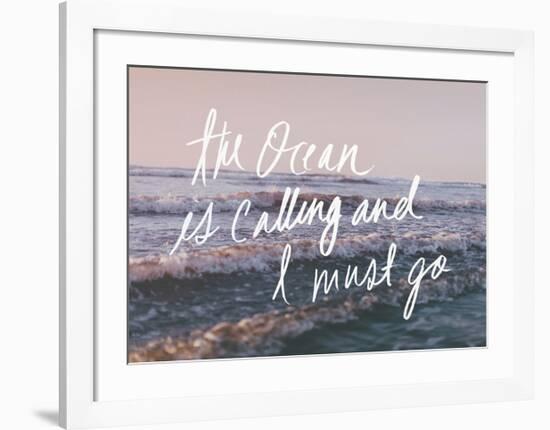 The Ocean Is Calling And I Must Go-Leah Flores-Framed Giclee Print