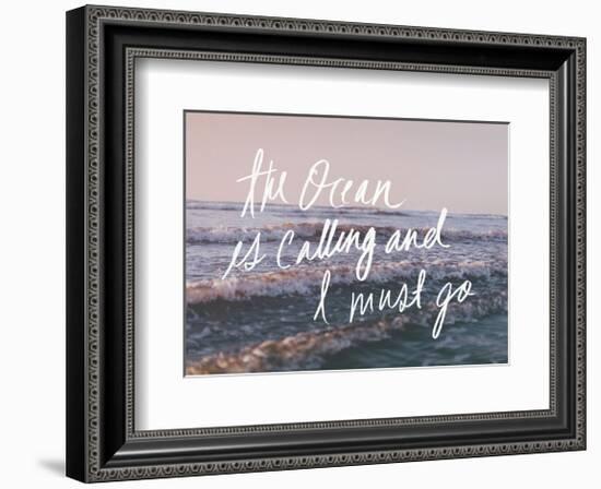 The Ocean Is Calling And I Must Go-Leah Flores-Framed Art Print