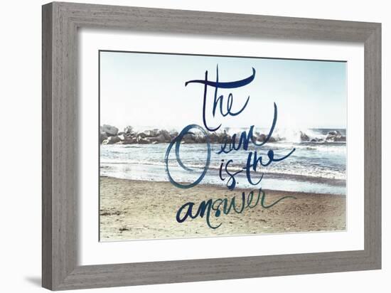 The Ocean is the Answer-Emily Navas-Framed Art Print