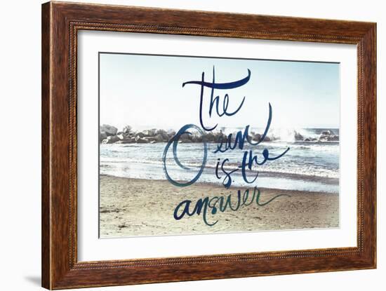 The Ocean is the Answer-Emily Navas-Framed Art Print