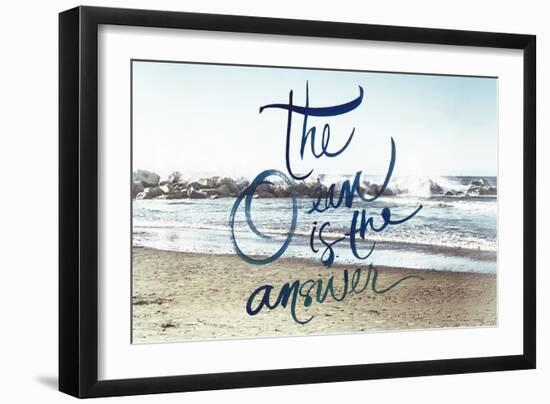 The Ocean is the Answer-Emily Navas-Framed Art Print