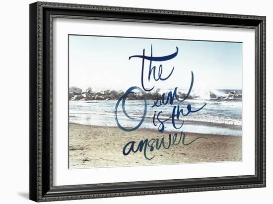 The Ocean is the Answer-Emily Navas-Framed Art Print