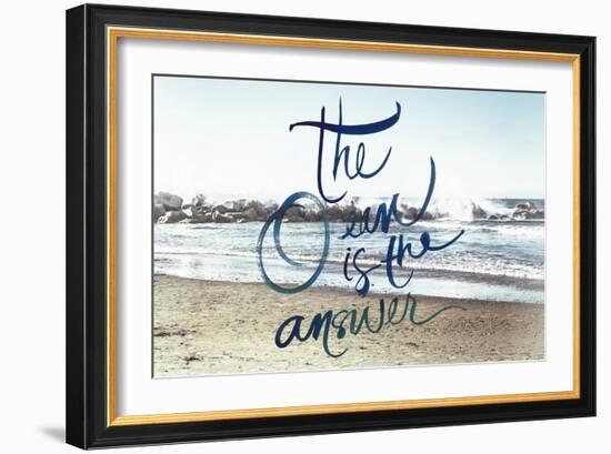 The Ocean is the Answer-Emily Navas-Framed Art Print