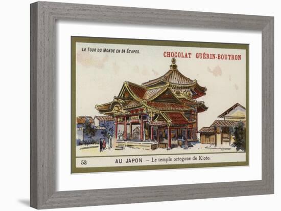 The Octagonal Temple of Kyoto, Japan-null-Framed Giclee Print