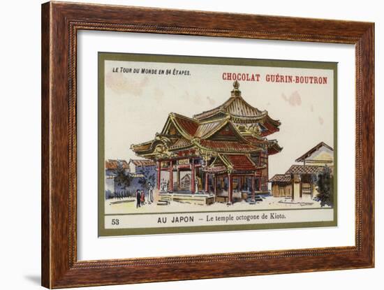 The Octagonal Temple of Kyoto, Japan-null-Framed Giclee Print