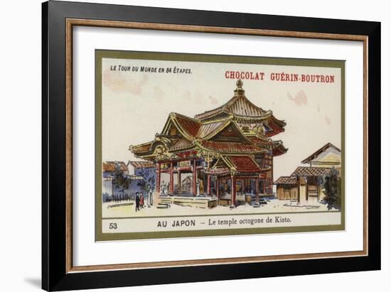 The Octagonal Temple of Kyoto, Japan-null-Framed Giclee Print