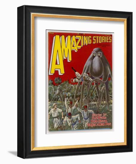 The Octopus Cycle (Lester and Pratt) Explorers in Africa are Attacked by Giant Land-Octopi-Frank R. Paul-Framed Art Print