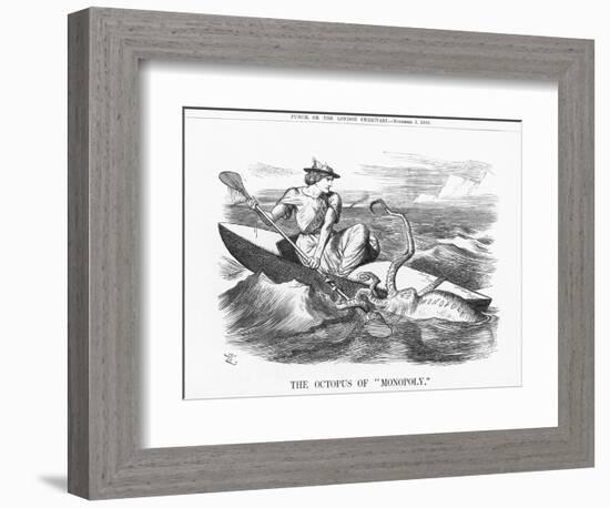 The Octopus of Monopoly, 1888-Joseph Swain-Framed Giclee Print