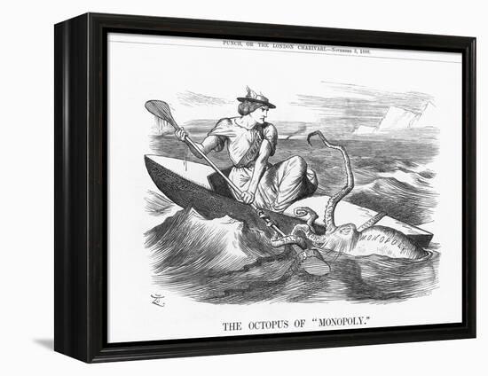 The Octopus of Monopoly, 1888-Joseph Swain-Framed Premier Image Canvas