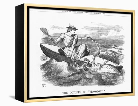 The Octopus of Monopoly, 1888-Joseph Swain-Framed Premier Image Canvas