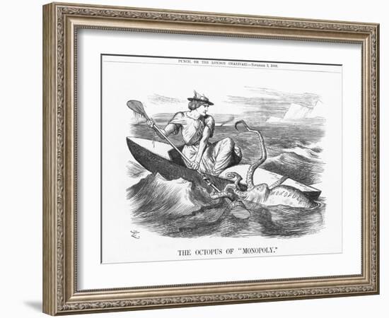 The Octopus of Monopoly, 1888-Joseph Swain-Framed Giclee Print