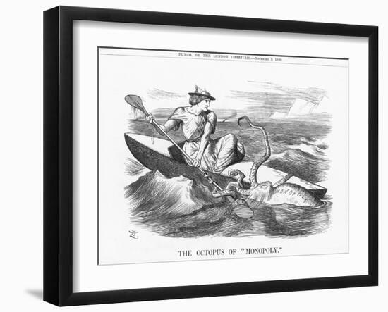 The Octopus of Monopoly, 1888-Joseph Swain-Framed Giclee Print