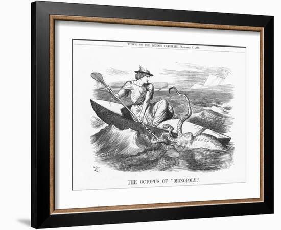 The Octopus of Monopoly, 1888-Joseph Swain-Framed Giclee Print